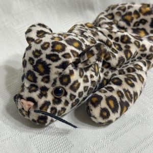 Ty Freckles the Leopard 1996 rare beanie baby pre loved and played with